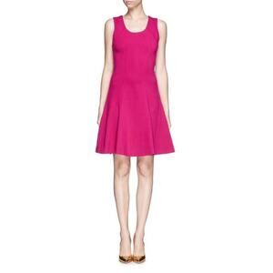 Diane von Furstenberg Women's Alice Stretch Jersey Fit  Flare Dress Rosy Blush 8